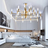 Nordic led candle chandelier