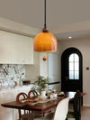 Medieval style glass chandelier retractable