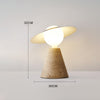 Japanese yellow travertine table lamp