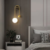 All-copper creative personalized wall lamp