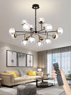 Light luxury spherical magic bean chandelier