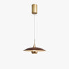 Retro walnut grain color liftable dining room chandelier