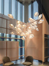 Creative glass cloud chandelier