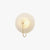 Nordic round glass aisle wall lamp