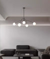 Geometric line molecular magic beans chandelier