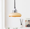 Retractable glass dining pendant light