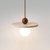 Wabi-sabi style French Yellow Travertine chandelier