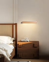 Nordic simple solid wood wall lamp