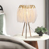 Natural Feather Floor Lamp