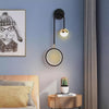 Minimalist LED bedroom double head wall lamp