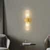 All copper light luxury glass wall lamp