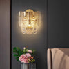 French creative glass aisle wall lamp