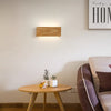 Japanese style LED solid wood wall lamp