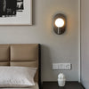 Nordic copper glass corridor wall lamp