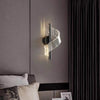 All copper spiral led wall light