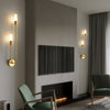 Creative long strip double head wall lamp