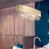 Modern crystal dining room chandelier