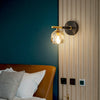 All copper aisle wall lamp