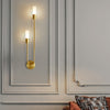 Creative long strip double head wall lamp