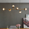 Long glass magic bean dining chandelier