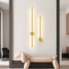 Minimalist LED line wall lamp