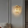 French creative glass aisle wall lamp