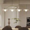 Cream style three-head dining chandelier