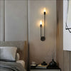 Creative long strip double head wall lamp