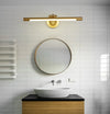 Simple full copper mirror front wall lamp