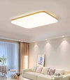 Ultra-thin solid wood LED ceiling light