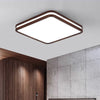 Solid wood LED ceiling light