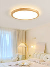 LED solid wood bedroom ceiling lamp