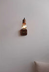 Retro rotatable bedside wall lamp