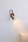 Retro rotatable bedside wall lamp