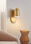 Medieval style solid wood wall lamp