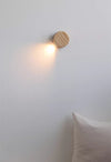 Solid wood bedroom bedside decorative wall lamp