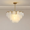 French cream shell chandelier