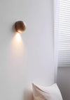 Solid wood bedroom bedside decorative wall lamp