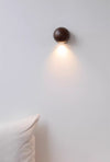 Solid wood bedroom bedside decorative wall lamp