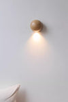 Solid wood bedroom bedside decorative wall lamp