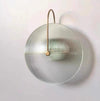 Nordic round glass aisle wall lamp