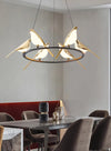 Creative bird restaurant chandelier