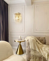 French creative glass aisle wall lamp