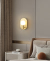 Nordic copper glass corridor wall lamp