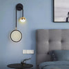 Minimalist LED bedroom double head wall lamp