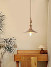 Japanese style wabi-sabi style solid wood vintage chandelier