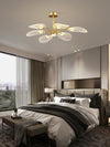 Light luxury lotus leaf chandelier