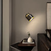 Rotatable bedroom bedside wall lamp