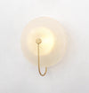 Nordic round glass aisle wall lamp