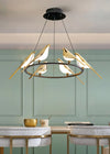 Creative bird restaurant chandelier